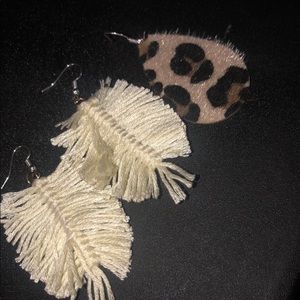 Handmade Leopard Earrings